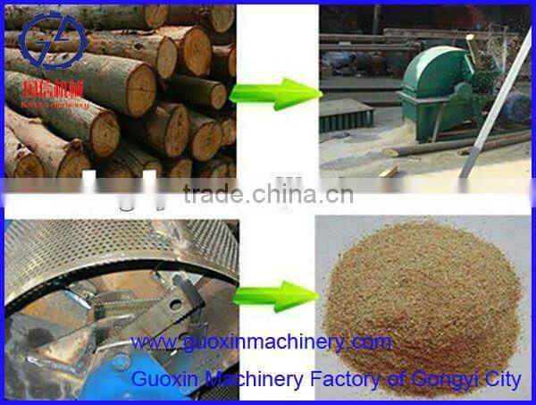 China made industrial wood hammer mill high capacity for sawdust wood fuels