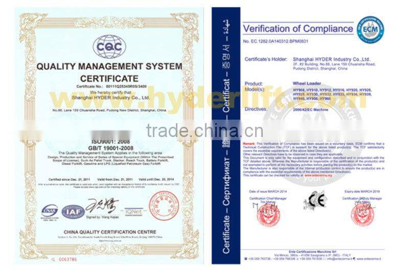 high quality mini loader hy200 with CE