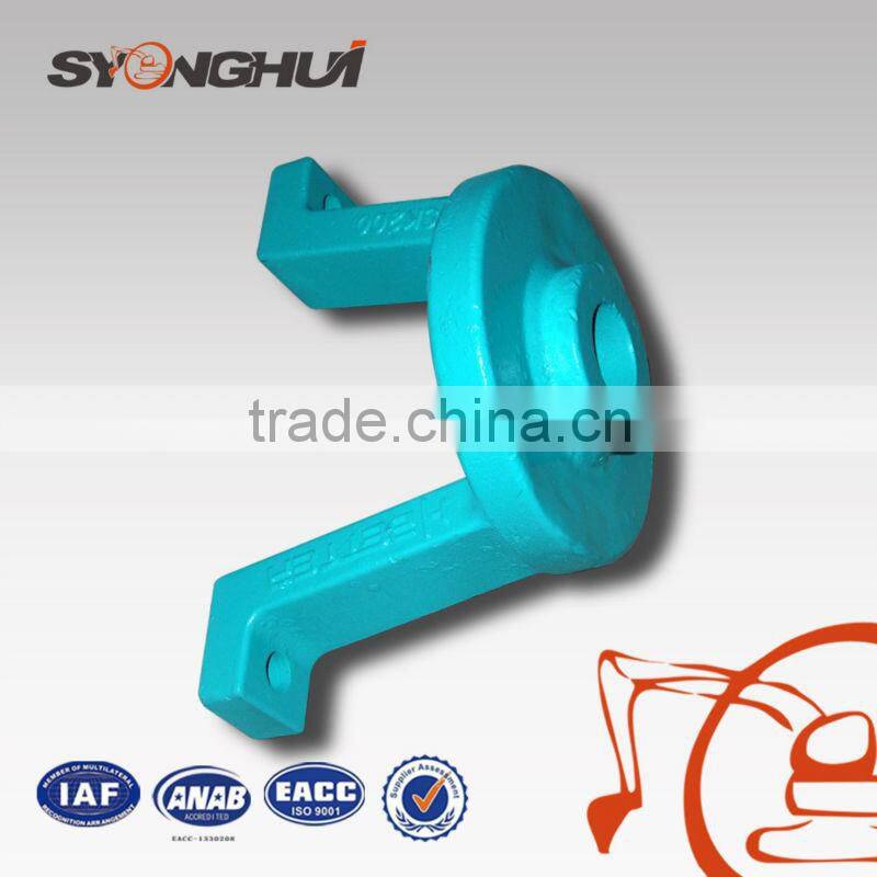 Excavator undercarriage parts yoke forging forging Idler yoke U-shaped rack forging Idler yoke SH350