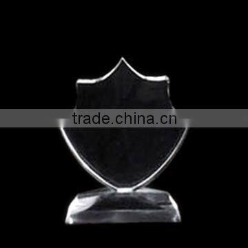 clear crystal award trophy