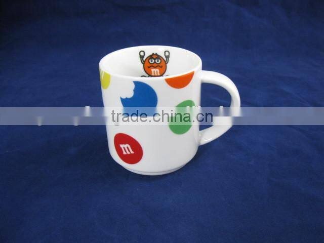 YF18607 ceramic crinkle mug unique design
