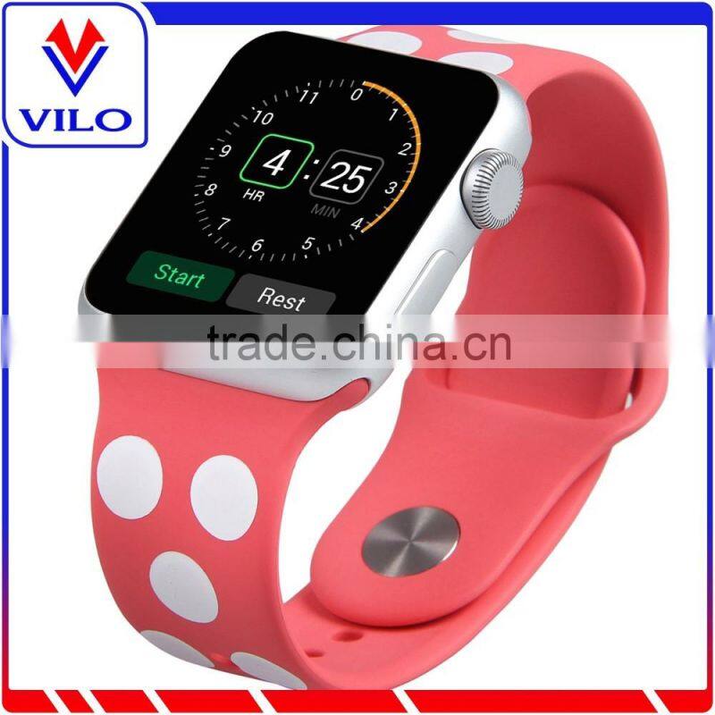 For Apple Watch Best Selling Fashion Design OEM Silicone Watch Strap Watch Band
