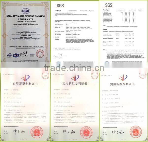 Custom debossed silicon bracelet