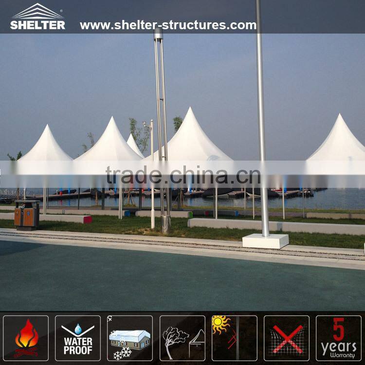 5*5m Folding outdoor awning and UV Resistance pagoda tents for trade show event