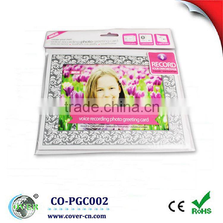 Colorful Recordable greeting cards for friends /family