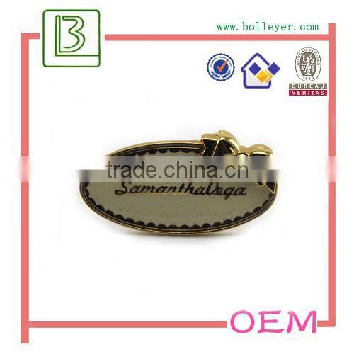 custom metal plates brand logos