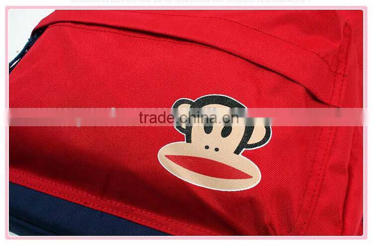 fashion cartoon kids canvas backpack