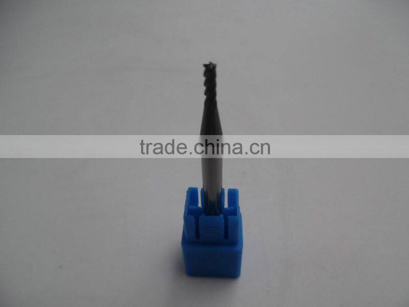 cheap china 2mm cutting dia 4 flutes HRC55 cnc solid end mill carbide
