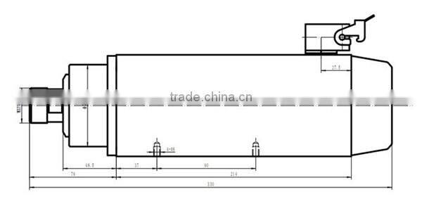 GDZ93x82-3.5(220V) Toauto 3.5kw 220v spindle motor for woodworking machine