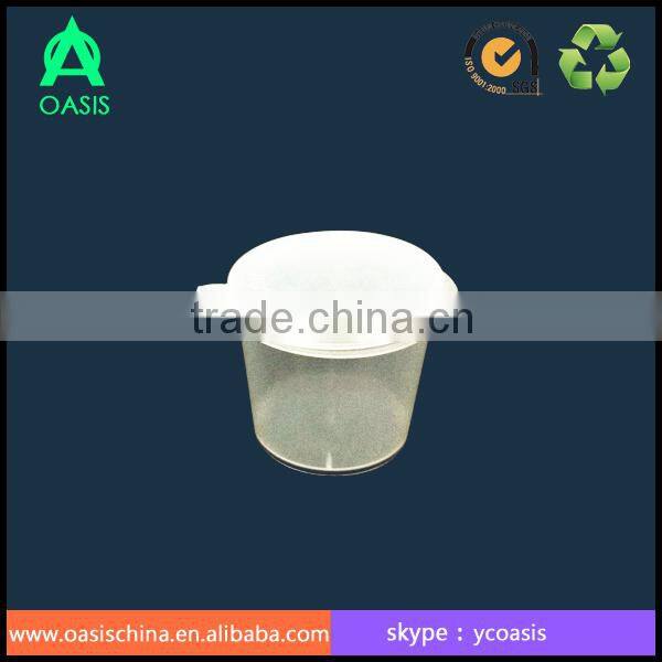 1 oz 25ml PP disposable plastic sauce container with lid