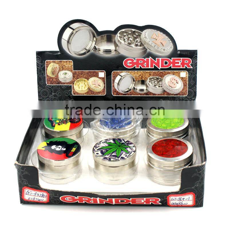 GT-0859 2015 factory price high quality Wholesale Herb Grinder,Metal Alloy Weed Grinder