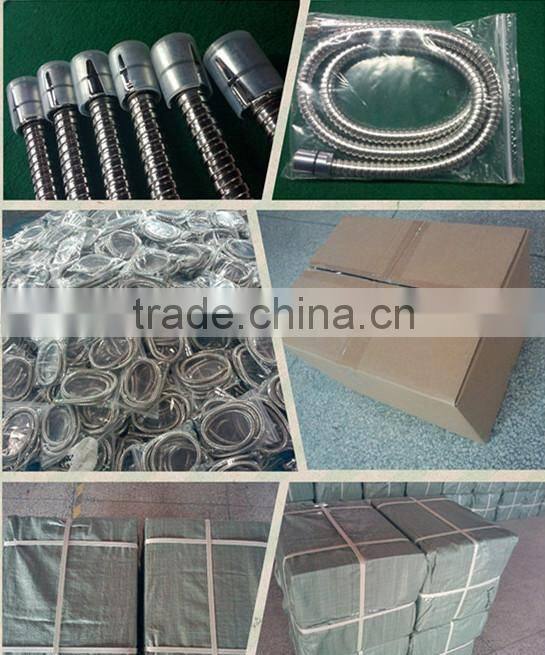 H-03 flexible stainless steel chromed double lock 8 years warranty shower hose