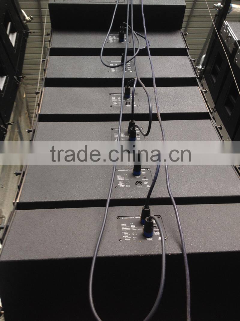 High Power Compact Double 8" Church Line Array