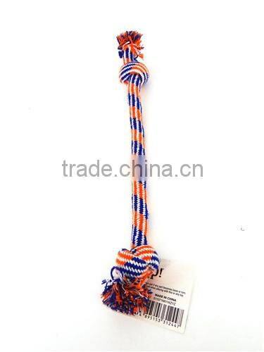 hot sale dog product dog cotton pet toy dog chewing toy colored cotton rope