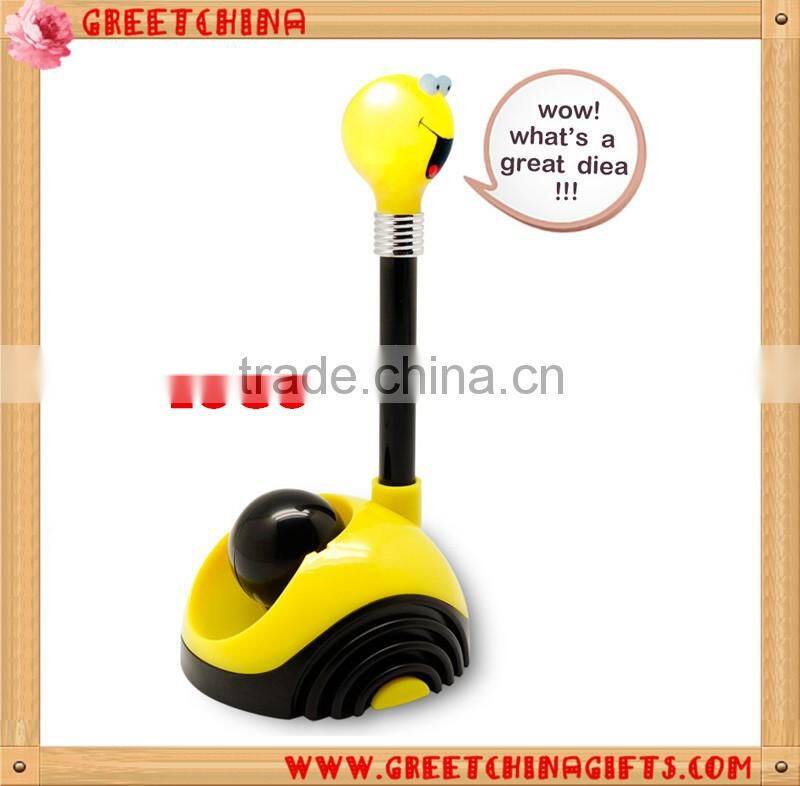Advertising plastic table ball pen with string