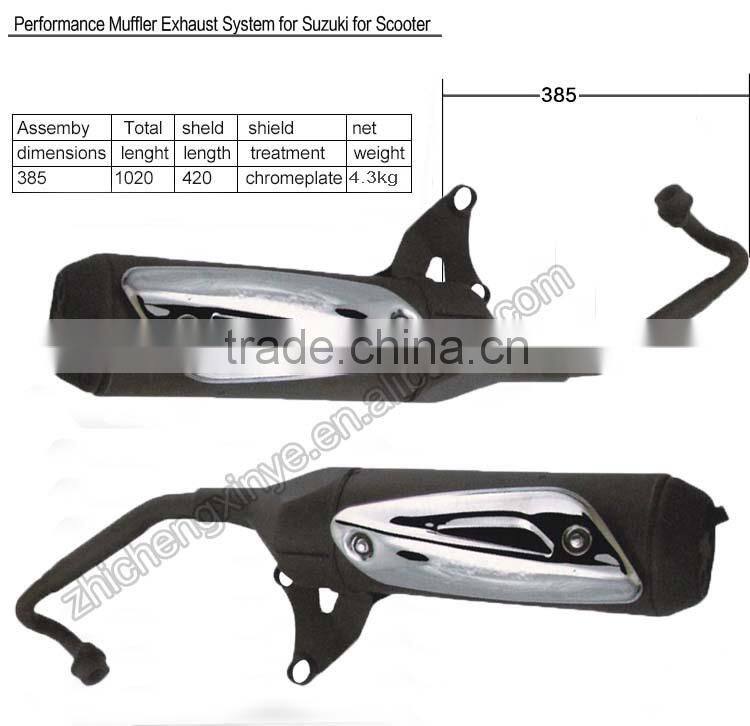 Performance Muffler Exhaust System for Suzuki for Scooter