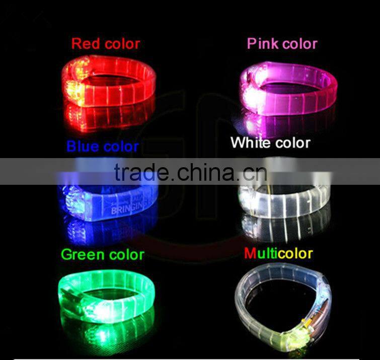 Hot Sale Motion Active Bracelet Beautiful Night LED Bracelet