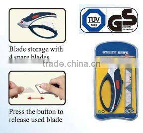 Overmolding TPR or TPE Handle Utility knife cutter
