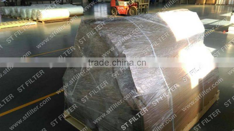 dacron dust 500 micron filter bag,water oil repellent filter bag for steel industry dia 150x5000mm
