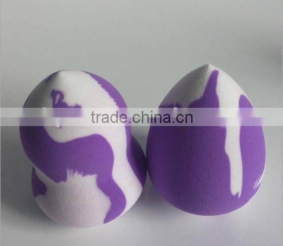 Many colour stripe non-latex cosmetic sponge cosmetic powder puff for blender