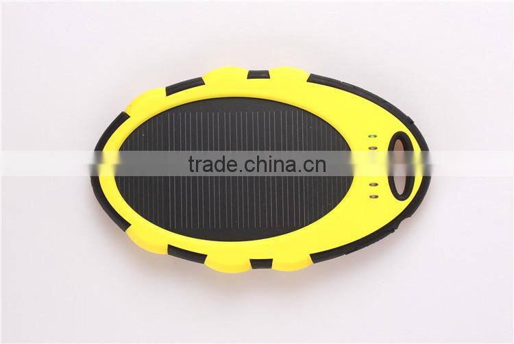 solar power bank 4000mah polymer portable cell