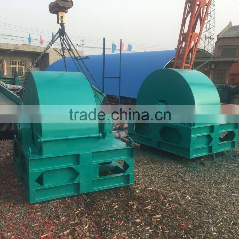Easy operate wood chip hammer mill crusher with low investment but big capacity