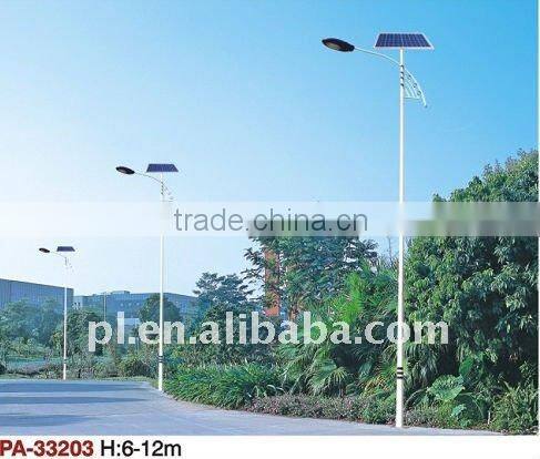 LED street solar lamp with double head /single head (manufacturer)