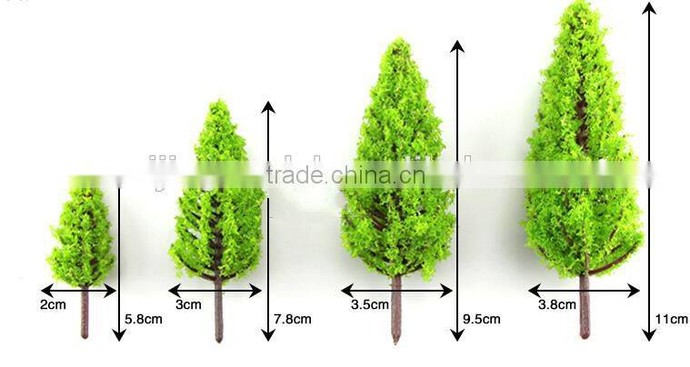 architecture decorative mini model tree in building materials