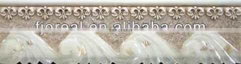 Cheap resin newest design border tile