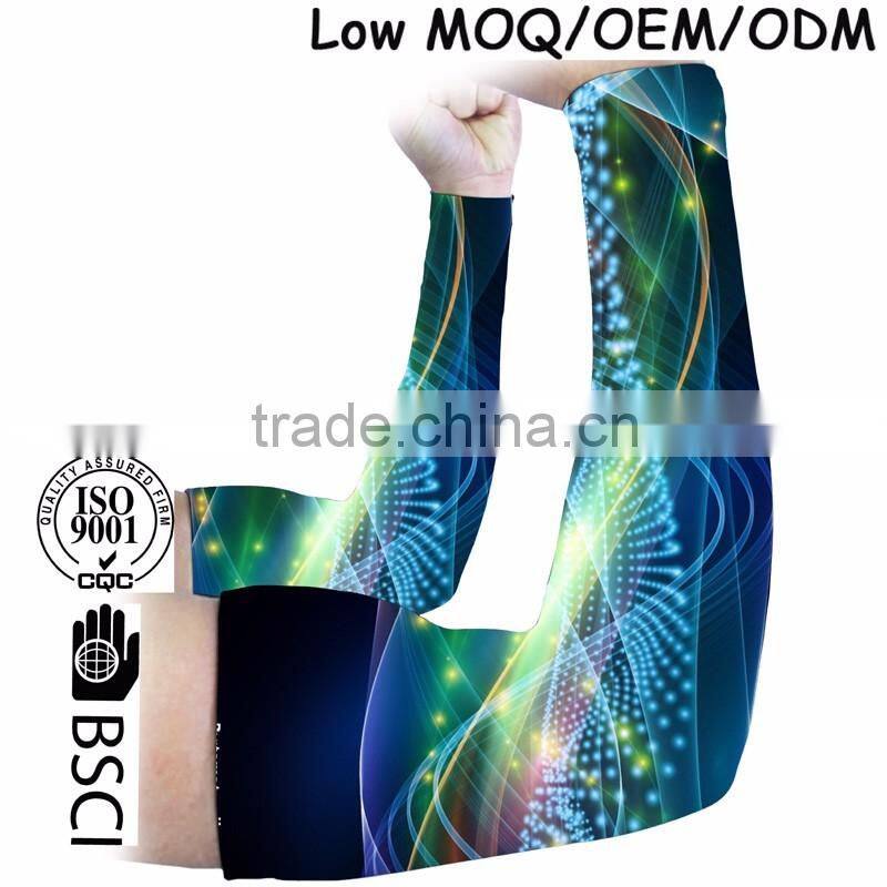(Trade Assurance)polyester spandex arm sleeve & protective arm sleeve