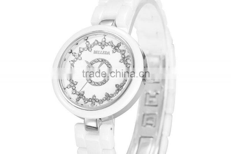 fashionable vogue women ceramic watch