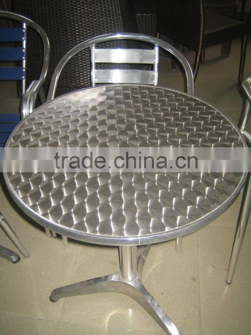 used cheap aluminum restaurant furniture set YC001/YT1