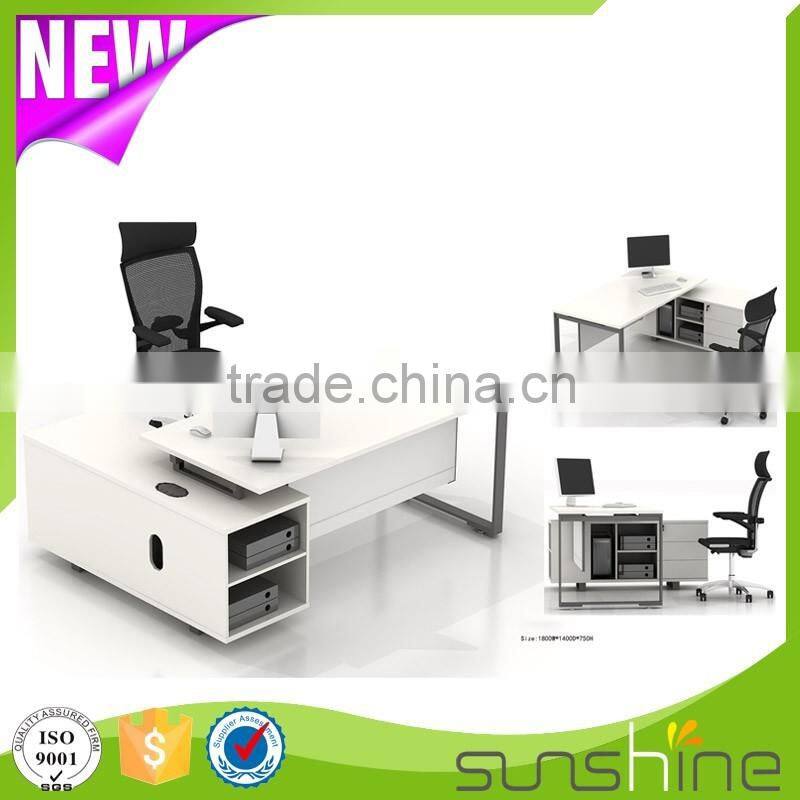 KB-MED07 2016 Best Selling Top Quality Office Furniture/Supervisor Office-Metal Frame Middle Executive Desk