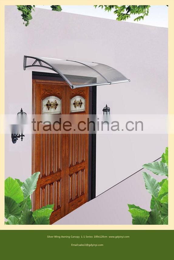 Plastic and Aluminum gazebo kits for door hardware canopy