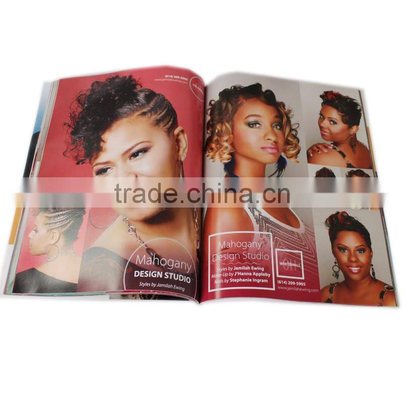 Fashion photo album magazine picture book printing OEM printing factory