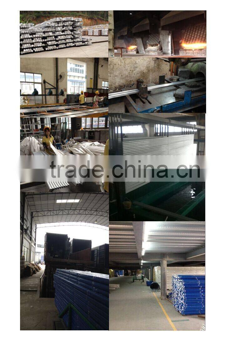 Champagne Electrophoresis XHQ138 Series Aluminium Profile For Invisible Curtain Wall