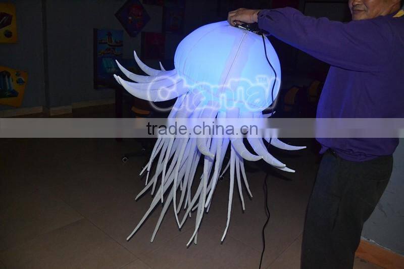Colorful Inflatable Led Lighting Octopus Decoration/Inflatable Party Lighting Decoration