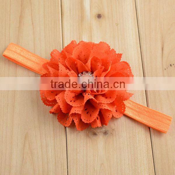 stretch korean wavy shape chiffon making baby headbands