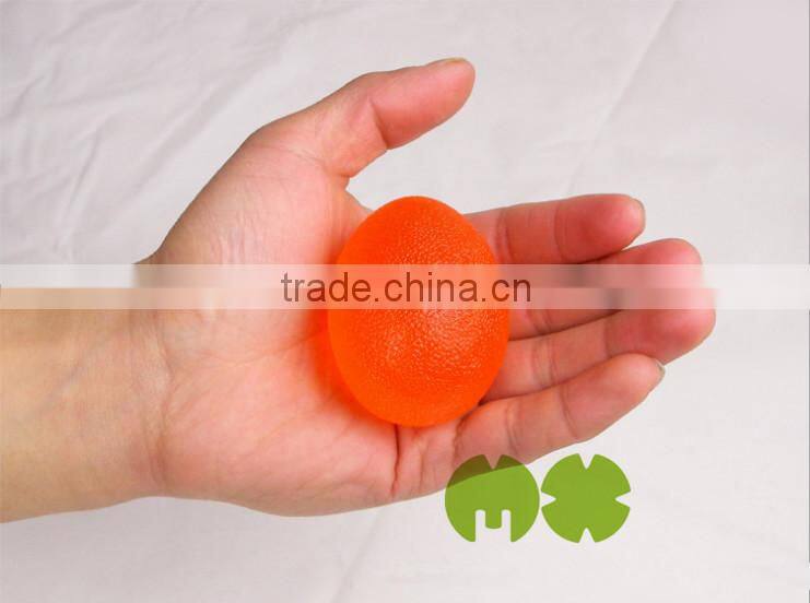 Popular High Quality Oval Shape Health Hand Silicone Gym Ball