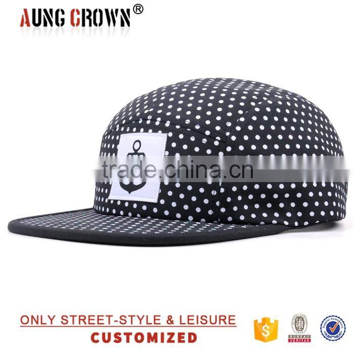 custom wholesale 5 panel hats and caps