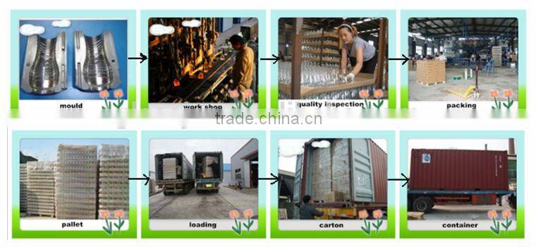 high white material square cooking oil glass bottle