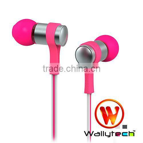 New design Flat cable In-Ear Earbuds