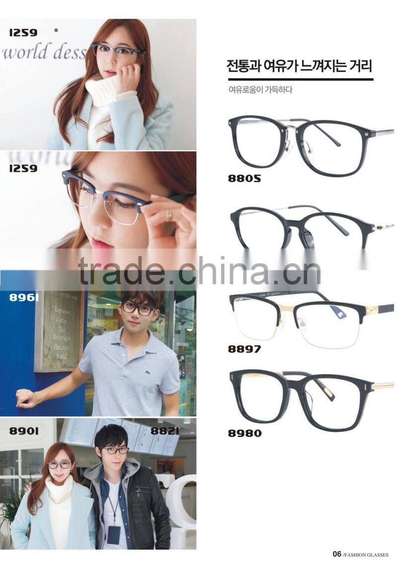 2015 Newest custom fashion TR90 optical frames reading glasses