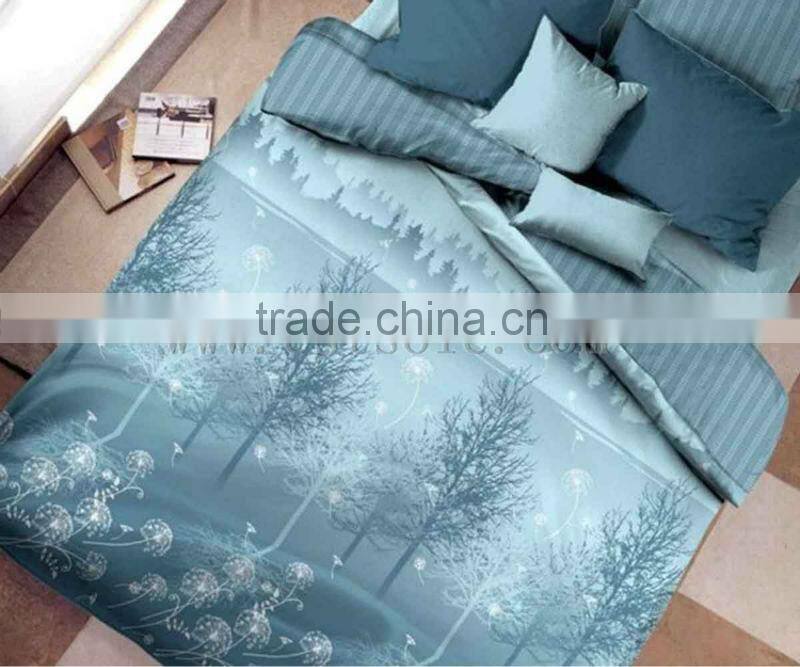 4pcs 100% Charmeuse Silk Jacquard Bedding