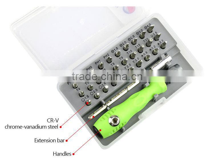 BAKU 2015 New product high quality precision screwdriver set tool set 30 in 1 BK3035