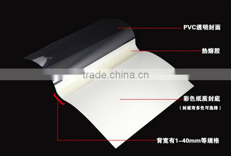 transparent pvc sheet for binding covers