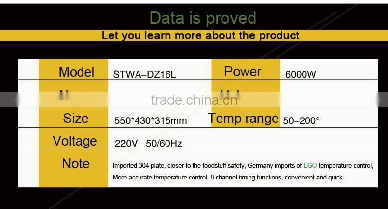 Shentop electric industrial fryer machine desktop chicken fryer use henny penny pressure fryer DZ16L