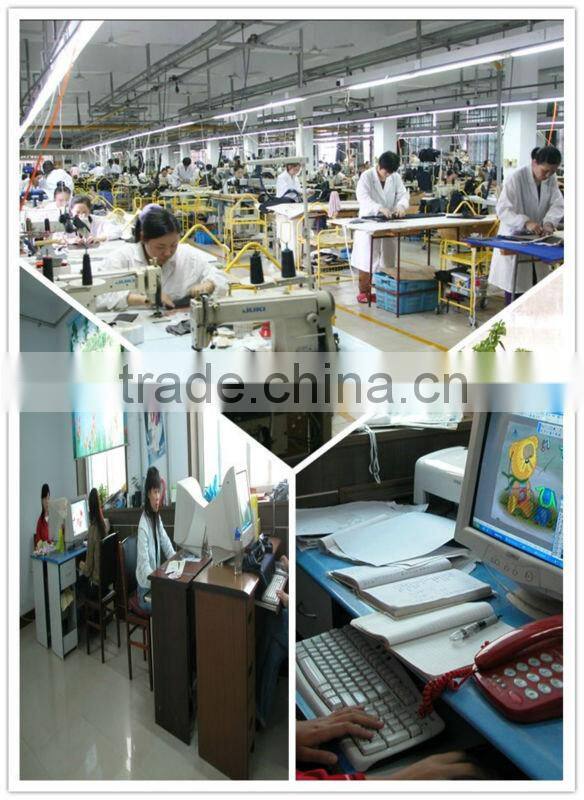 2014 cotton PVC coated shopping bag with pocket/pouch and polyester lining