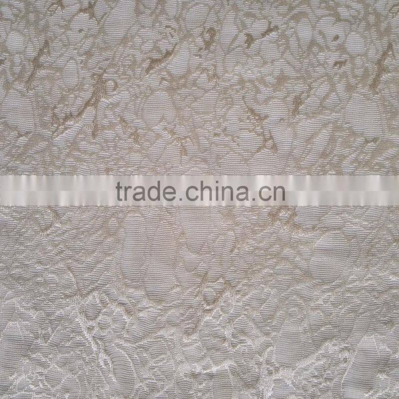 Wholesale high quality fabric factory nylon spandex visible jacquard fabric for sexy garment