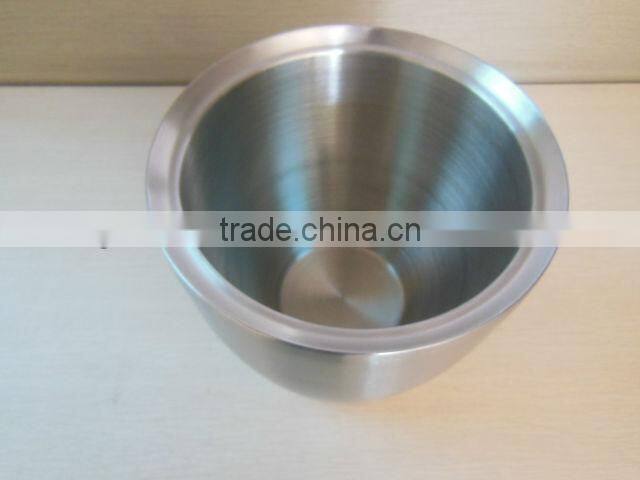 double wall drum shaped stainless steel ice bucket